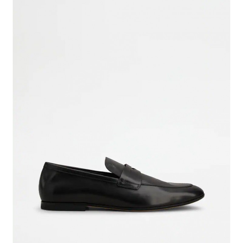 TODS - Leather Loafers - Black