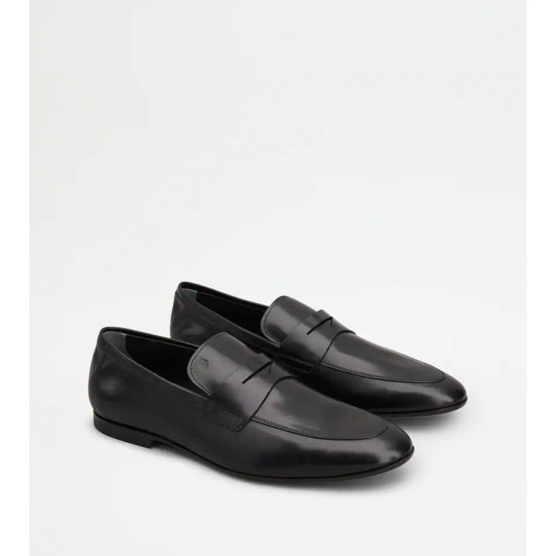 TODS - Leather Loafers - Black