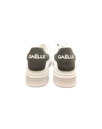 GAELLE - Sneakers in Pelle - Bianco/Nero