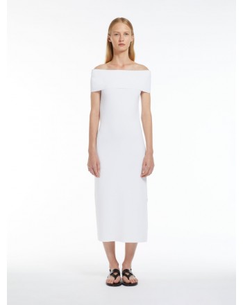 MAX MARA STUDIO - AULLA Viscose Dress - White