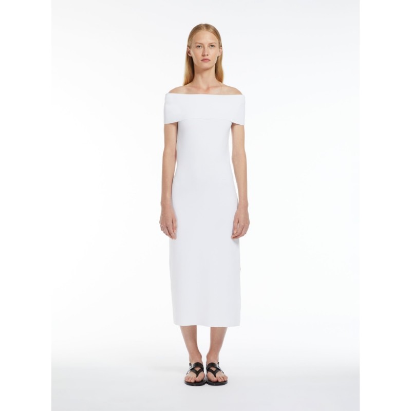 MAX MARA STUDIO - AULLA Viscose Dress - White