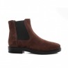 TOD'S - Suede Leather Half Boots - Brown