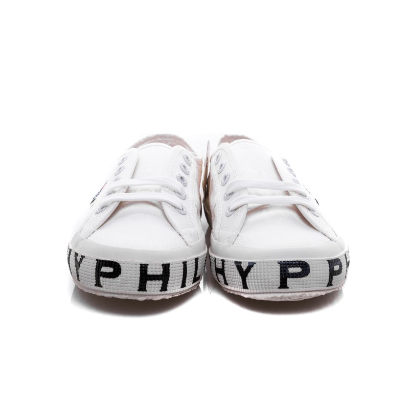PHILOSOPHY di LORENZO SERAFINI - SUPERGA x PHILOSOPHY Sneakers with Logo Sole - White