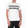 MCQ BY ALEXANDER MCQUEEN -  T-Shirt in cotone con Logo in stile Metal - Bianco