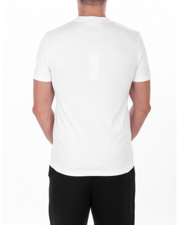 MCQ BY ALEXANDER MCQUEEN -  T-Shirt in cotone con Logo in stile Metal - Bianco