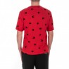 MCQ BY ALEXANDER MCQUEEN - Swallows Cotton T-Shirt - Cadillac Red
