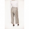 MAX MARA STUDIO - PECCATI trousers in wool and viscose  - Grey