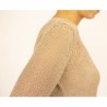 MAX MARA - Micropierced Cotton Knit FIUMANA - Rope Beige
