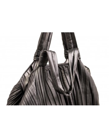 MAX MARA - FRANCES Leather Bag with double Straps - Black