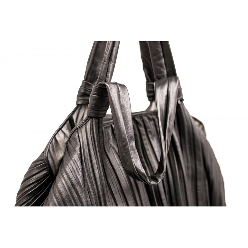 MAX MARA - FRANCES Leather Bag with double Straps - Black