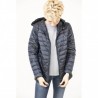 MAX MARA  THE CUBE -Lightweight Down Jacket ETRES  with Hood and Pockets -  Dark Blue