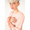 PINKO - COLTO in silk crepe de Chine blouse  - Pink