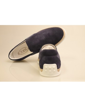 TOD'S - Suede Slip On - Blue