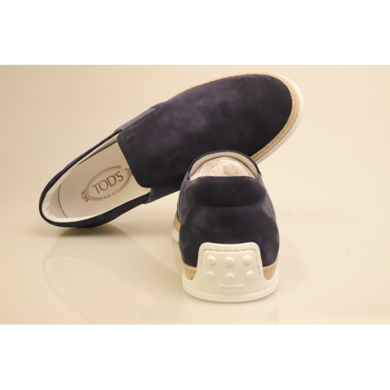 TOD'S - Suede Slip On - Blue