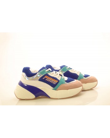 PINKO - Technical Fabric Sneakers  - Blue/White/Pink