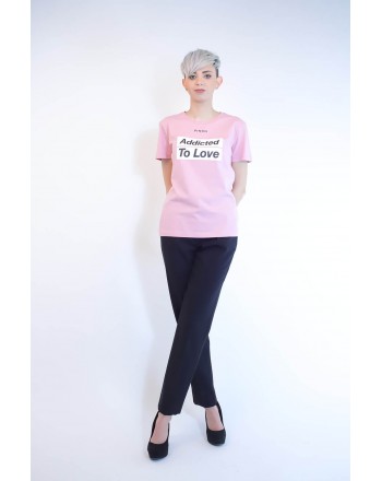 PINKO - T-Shirt in Cotone SPONTANEO - Rosa