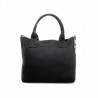 PINKO - Canvas Shopping Bag CRESTOSO - Black