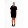 MCQ BY ALEXANDER MCQUEEN - Front Logo SLOUCHY Dress - Black