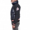 INVICTA - Down Jacket with Tech fabric Sleeves - Dark Blue/Black