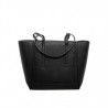 CALVIN KLEIN - Shopping Bag FRAME LARGE - Black
