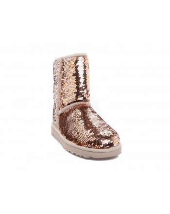 UGG - CLASSIC SHORT SEQUIN boots - Gold combo