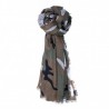 CAMERUCCI - ORTENSIA Camouflage scrf wool - Military green