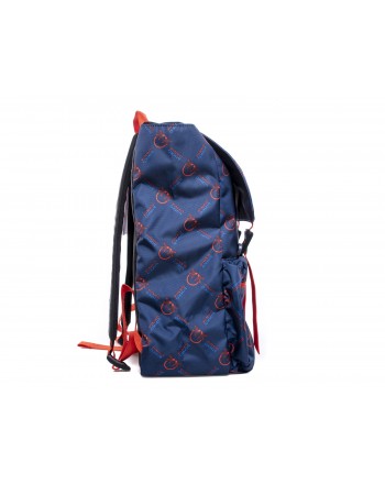 PINKO - JOLLY IN LOVE backpack in canvas - Blue/Red