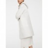 MAX MARA - Silk and Organza Coat PAROLA from ANIMA COAT Collection - White