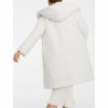 MAX MARA - Silk and Organza Coat PAROLA from ANIMA COAT Collection - White