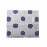 CAMERUCCI - Stole Ortensia with polka dots - Grey Avion