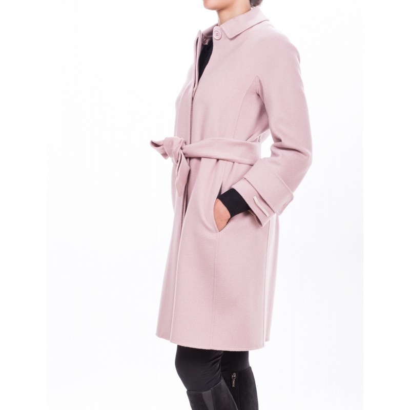 MAX MARA STUDIO - BERTO Wool coat - Pink