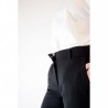 MAX MARA STUDIO - Cady Cotton Trousers SALATO  - Black