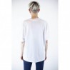 LOVE MOSCHINO - T-Shirt in cotone con patch - Bianco
