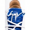 GIUSEPPE ZANOTTI -   Sneakers  Low Top DOUBLE SKETCH - Bianco e Blu
