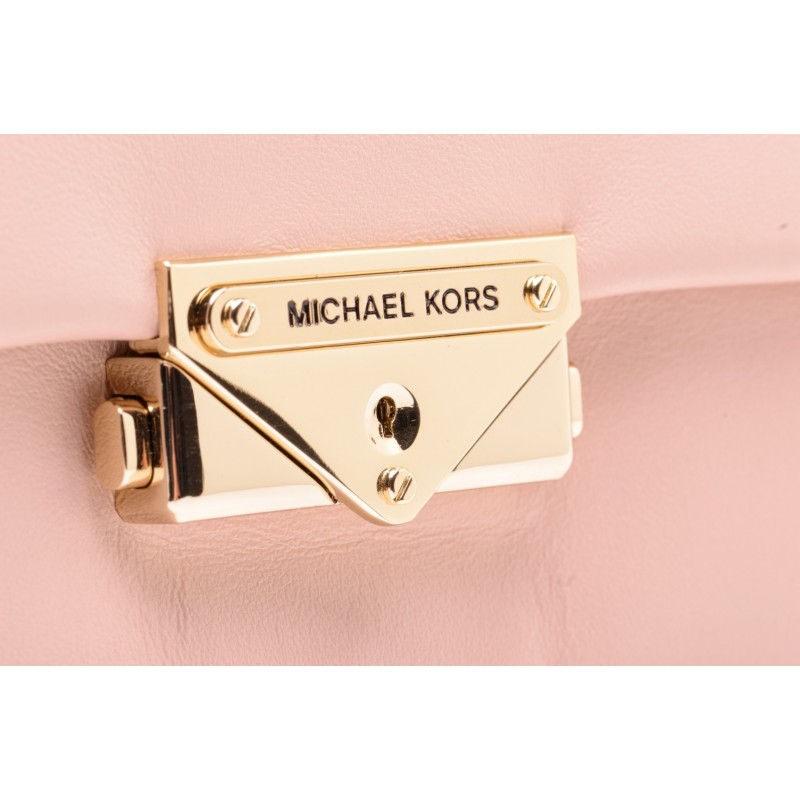 MICHAEL BY MICHAEL KORS - CECE Leather Medium Shoulder Bag - Soft Pink