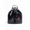 PINKO - Leather Backpack GUERNICA - Black