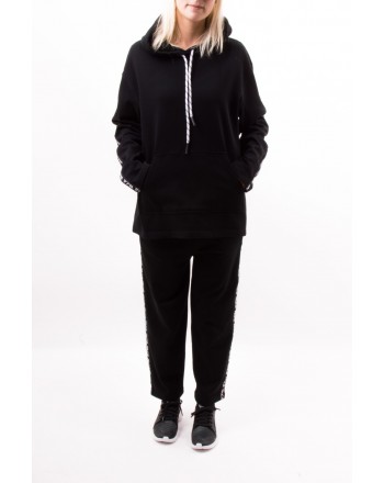 MCQ BY ALEXANDER MCQUEEN - Sports trousers with with logo band - Black
