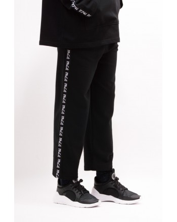 MCQ BY ALEXANDER MCQUEEN - Sports trousers with with logo band - Black