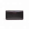 MICHAEL BY MICHAEL KORS -   Leather clutch BELLAMIE with Logo - Black