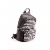 MCQ BY ALEXANDER MCQUEEN -  MCQ Logo Metal Repeat Backpack - Black