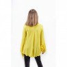 PINKO -  CECILIA blouse crepe de chine - Yellow