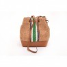 POLO RALPH LAUREN - Straw and Leather Bag  DERBY - Natural