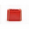 PINKO - ATTESA Briefcase bag in leather - Red