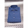 FAY - French Collar Denim Shirt - Denim