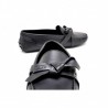 TOD'S -  Gommino leather moccasin- Black