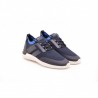 TOD'S - Leather and Tech Fabric Sneakers - Blue/Light Blue