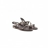 ASH -  PEACE sandal in leather with studs - Black