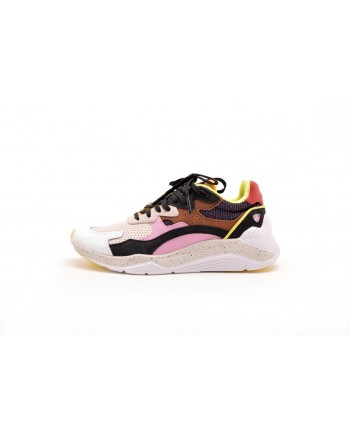 MCQ BY ALEXANDER MCQUEEN - Sneakers in suede e nylon - Multi/Pink/Purple