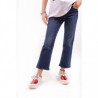 LOVE MOSCHINO -  Jeans trousers with patch - Denim