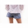LOVE MOSCHINO -  Jeans Shorts with Patch - Denim